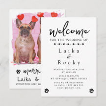 Dog Wedding Invitation