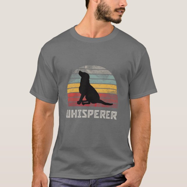 Dog Whisperer Freundin T-Shirt (Vorderseite)