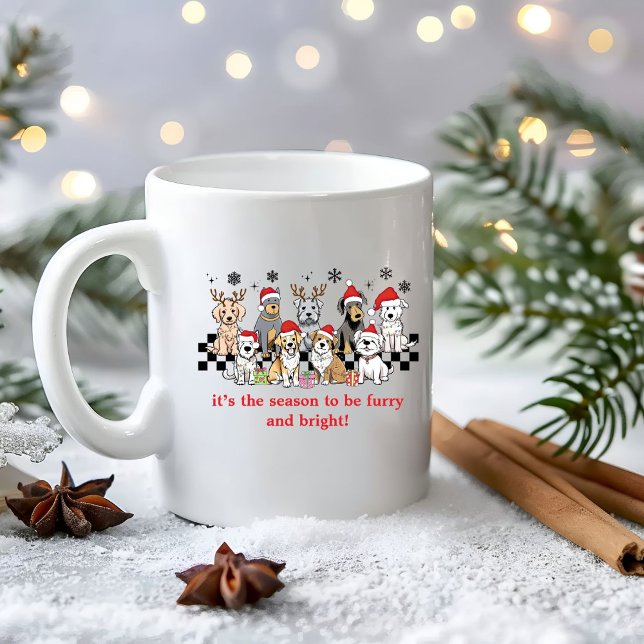 Dog WIshing Sie pawful Weihnachtsgeschenk Kaffeetasse (Von Creator hochgeladen)