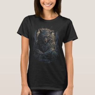 Dog Wolf Werewolf Cerberus Hellhound Mythos 5 T-Shirt