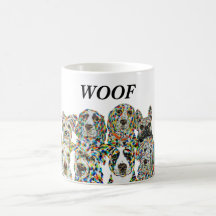 Dog Woof Tasse