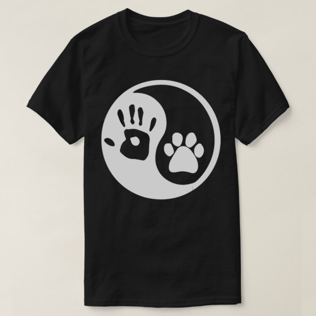 Dog Yin Yang T-Shirt (Design vorne)