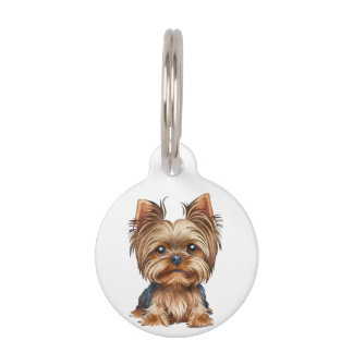 Dog Yorkshire Terrier Aquarell | Haustiermarke