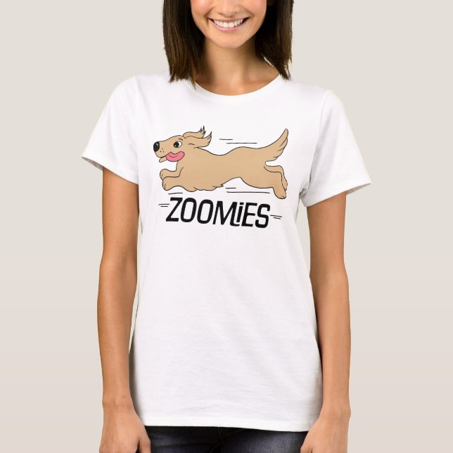 Dog Zoomies Brown T-Shirt (Vorderseite)