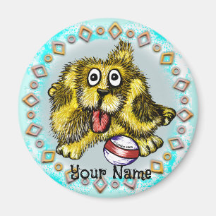 Dog zur Wiedergabe Magnet