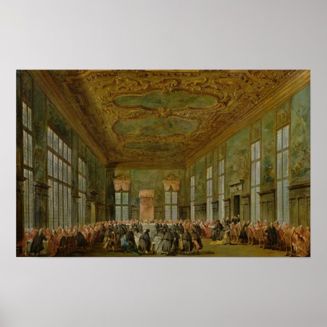 Doge Alvise Mocenigo IV - Bankett Poster (Vorne)