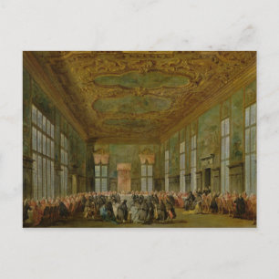 Doge Alvise Mocenigo IV - Bankett Postkarte