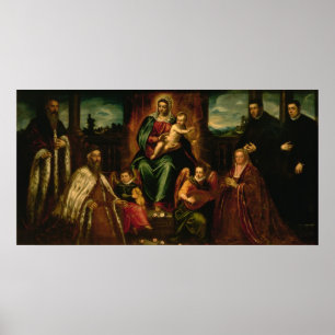 Doge Alvise Mocenigo und Familie Poster