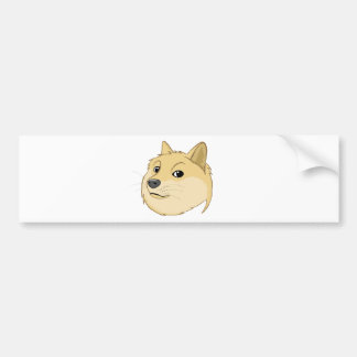 Doge Autoaufkleber