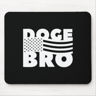 Doge Bro Amerikanisch Patriotisch Trump Effizienz Mousepad