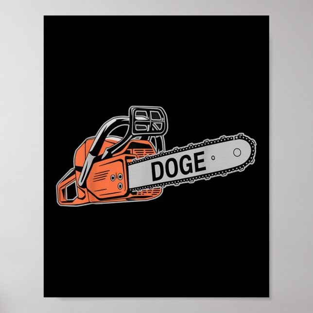 Doge Chainsaw D.o.g.e Saw Poster (Vorne)