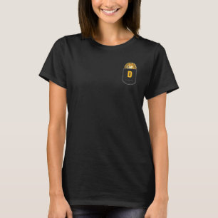 Doge Coin Imitate Pocke Dogecoin zum Mond T-Shirt