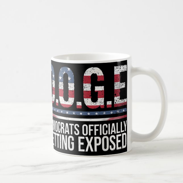 Doge D.o.g. Department of Government Efficiency Kaffeetasse (Rechts)