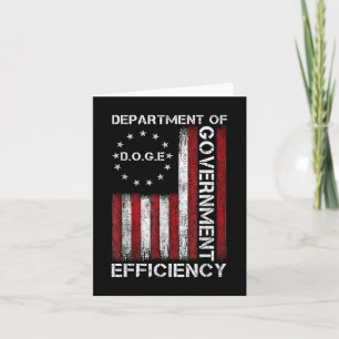 Doge D.o.g. Department of Government Efficiency Karte