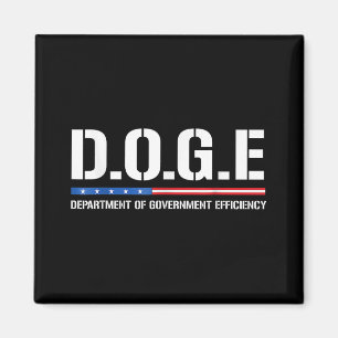 Doge D.o.g. Department of Government Efficiency Magnet