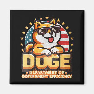 Doge D.o.g. Department of Government Efficiency Magnet