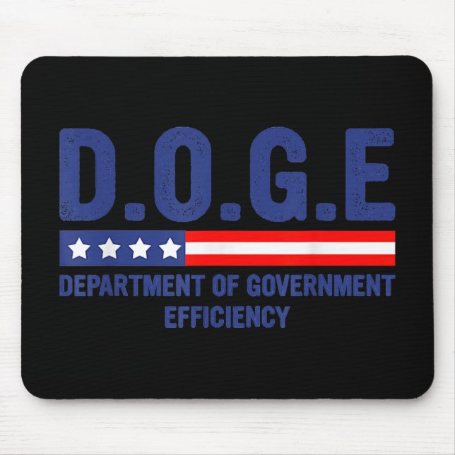 Doge D.o.g. Department of Government Efficiency Mousepad (Vorne)
