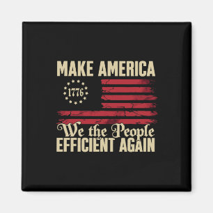 Doge D.o.g.e Amerika wieder effizient machen Trump Magnet