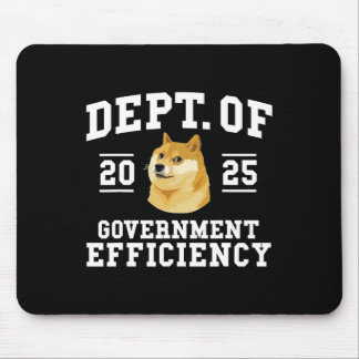Doge D.o.g.e des Ministeriums für Effizienz der Re Mousepad