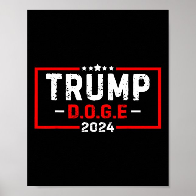 Doge D.o.g.e Ministerium für Regierungseffizienz 2 Poster (Vorne)