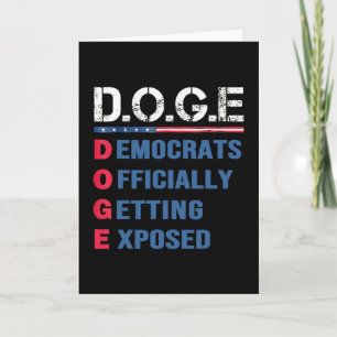 Doge D.o.g.e Ministerium für Regierungseffizienz M Karte