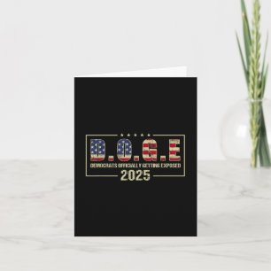 Doge-Demokraten standen Trump offiziell aus 20 Karte
