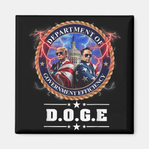 Doge Department of Government Efficiency Trump 47  Magnet