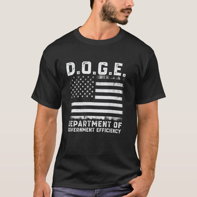 DOGE Department of Government Efficiency USA Ameri T-Shirt (Vorderseite)