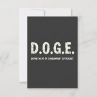 Doge Dog des Ministeriums für Regierungseffizienz