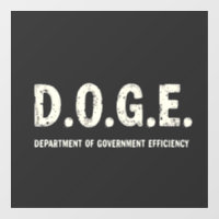 Doge Dog des Ministeriums für Regierungseffizienz