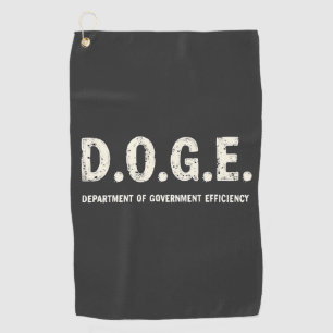 Doge Dog des Ministeriums für Regierungseffizienz Golfhandtuch