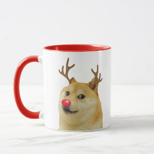 Doge Dogright Doggo Hund Weihnachten Meme Karte ro Tasse