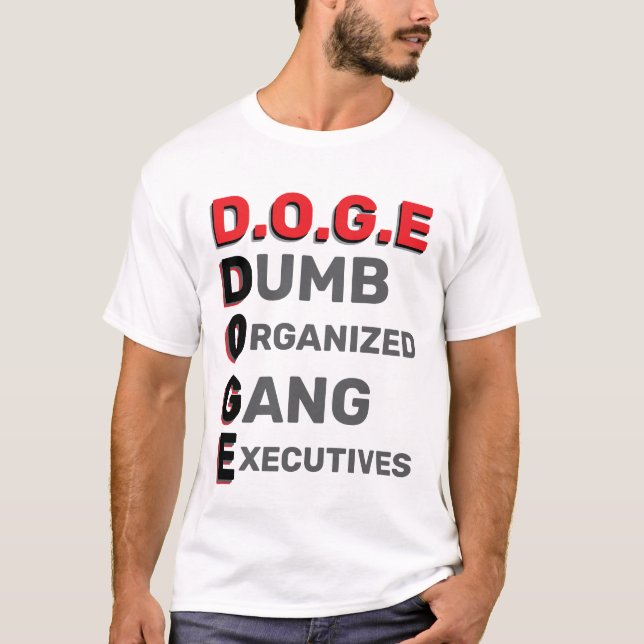 DOGE GANG T-Shirt (Vorderseite)