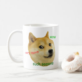 Doge Holiday Funny Meme Tasse