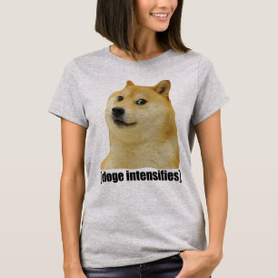 Doge intensiviert Meme Doggo Shiba Inu #Dogright T-Shirt