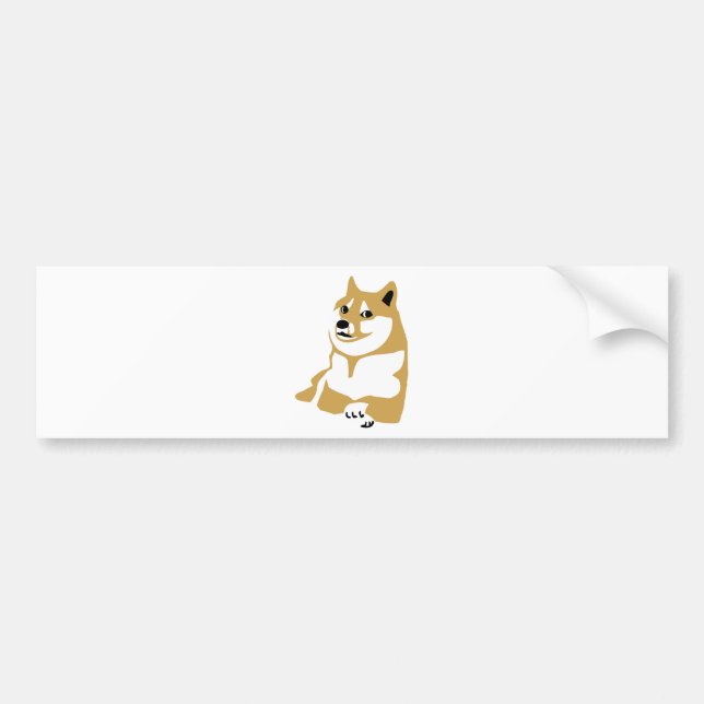Doge - Internet meme Autoaufkleber (Vorne)
