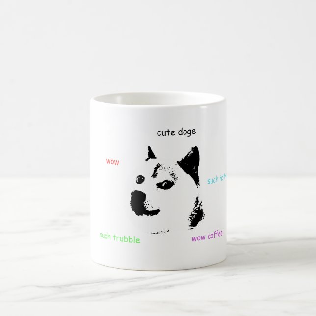 Doge-Kaffeetasse Tasse (Mittel)