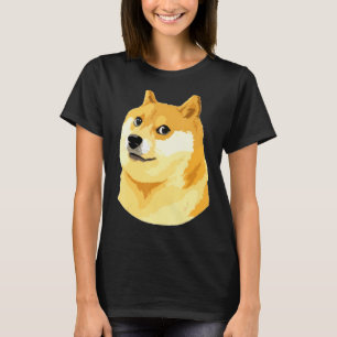 Doge Kryptowährung Krypto Pater Shiba Dog Inu T-Shirt
