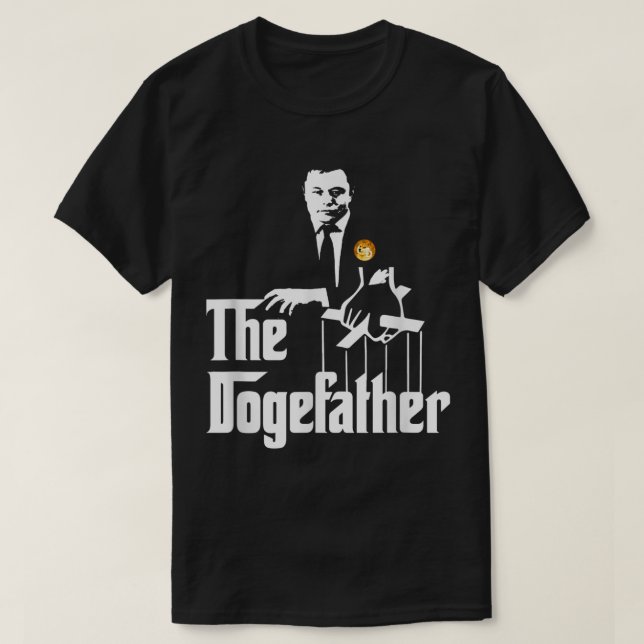 Doge Meme Krypto-Boss Parodie-Design T-Shirt (Design vorne)