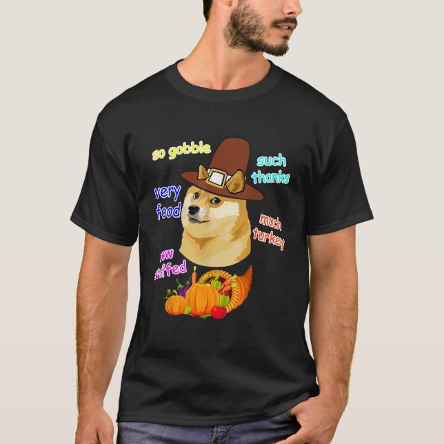 Doge Meme Shirt Kinder Erntedank Shiba Inu DOGE (Vorderseite)