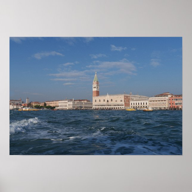 Doge Palace aus der Lagune Poster (Vorne)