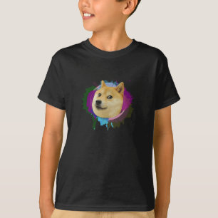 Doge scherzt Shirt (Schwarzes)