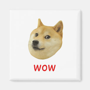 Doge sehr wow viel Hund solches Shiba Shibe Inu Magnet