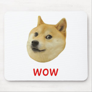 Doge sehr wow viel Hund solches Shiba Shibe Inu Mousepad