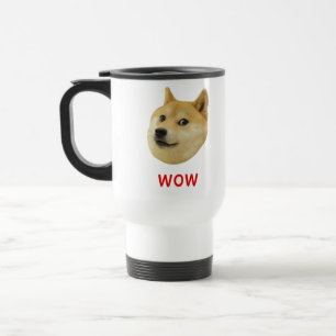 Doge sehr wow viel Hund solches Shiba Shibe Inu Reisebecher