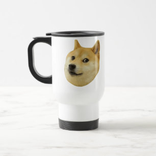 Doge sehr wow viel Hund solches Shiba Shibe Inu Reisebecher