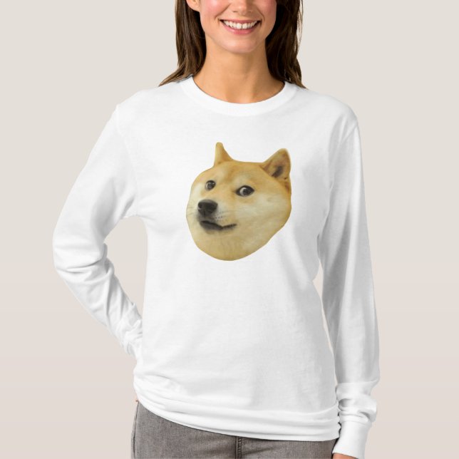 Doge sehr wow viel Hund solches Shiba Shibe Inu T-Shirt (Vorderseite)