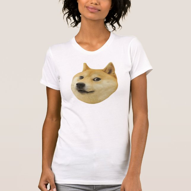 Doge sehr wow viel Hund solches Shiba Shibe Inu T-Shirt (Vorderseite)