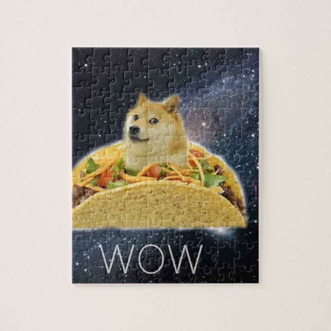 Doge Space Taco Mem Puzzle (Vertikal)