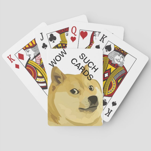 Doge-Spielkarten Spielkarten (Rückseite)